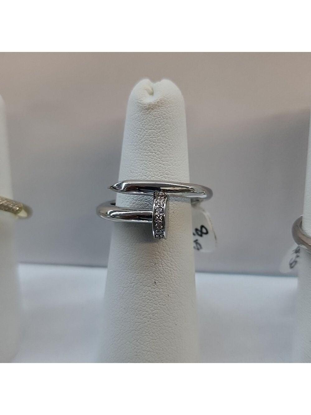 NEW Sterling Silver 925 Nail Ring